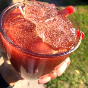 This is a Ice Whiske'y Candle in a 22.6oz glass cup